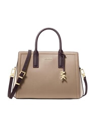 MICHAEL KORS LAILA Geantă de m&acirc;nă cu curea de umăr, din piele - Genți femei