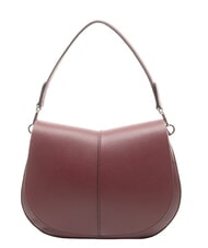 GIANNI CHIARINI HELENA ROUND Geantă de umăr cu curea de umăr, din piele rubin antic - Genți femei - 1
