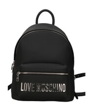 LOVE MOSCHINO BOLD LOVE Rucsac cu buzunar frontal negru - Genți femei - 1