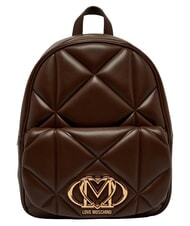 LOVE MOSCHINO EMBOSSED QUILTED Rucsac matlasat maro - Genți femei - 1