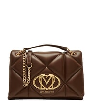 LOVE MOSCHINO EMBOSSED QUILTED Geantă de umăr, matlasată maro - Genți femei - 1