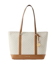 MICHAEL KORS ANDIE Sacoșă de cumpărături vanilie/acrn - Genți femei - 1