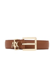 ARMANI EXCHANGE TONGUE Curea de piele whisky - Curele - 1