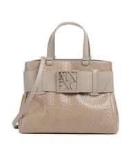 ARMANI EXCHANGE SUSY Geantă de m&acirc;nă, cu curea de umăr nisip - Genți femei - 1