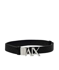 ARMANI EXCHANGE A|X Curea reversibilă și reglabilă negru - Curele - 1