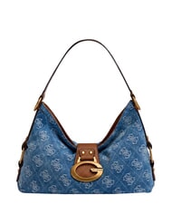 GUESS CAMDEN                                   Geantă de umăr, reglabilă logo-ul denim - Genți femei - 1