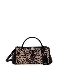 GUESS AUDREY                                   Geantă de m&acirc;nă cu curea de umăr, din piele leopard - Genți femei - 1
