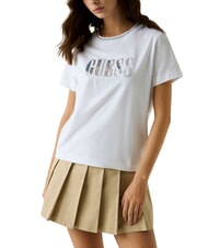GUESS SEQUINS BIG LOGO Tricou cu m&acirc;necă scurtă și logo mare - tricou