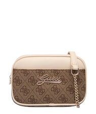 GUESS GIRL MINI ME Geantă de umăr mini 4g aop bej alb - Genți femei - 1