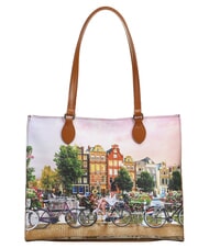 YNOT YESBAG Geantă de cumpărături, geantă de umăr r&acirc;u de flori - Genți femei - 1