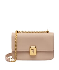 TRUSSARDI CAMEO Geantă de umăr mini, din piele nud - Genți femei - 1