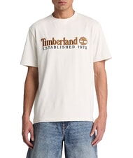 TIMBERLAND ESTABILISHED 1973 Tricou din bumbac alb vintage - tricou - 1