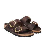 BIRKENSTOCK ARIZONA BIG BUCKLE HEX Sandale tip papuc din piele uleiată habana - Pantofi femei - 1