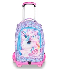 SJGANG GLOW LED UNICORN GIRL Rucsac tip troler 3 &icirc;n 1 - Rucsacuri cu role