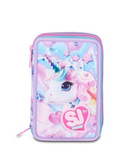 SJGANG GLOW LED UNICORN GIRL Penar cu trusă școlară - Penare și accesorii