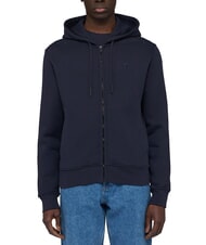 TRUSSARDI JERSEY Hanorac cu fermoar complet Albastru marin - hanorace - 1