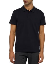TRUSSARDI REGULAR Tricou polo din bumbac Albastru marin - maiou Polo - 1