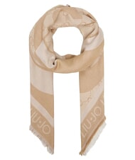 LIUJO LOGO Eșarfă jacquard nisip - Eșarfe - 1