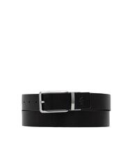 ARMANI EXCHANGE ESSENTIAL Curea reversibilă din piele negru/bleumarin - Curele - 1