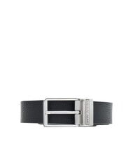 ARMANI EXCHANGE DOUBLE Curea reversibilă din piele fier negru/forjat - Curele - 1