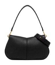 GIANNI CHIARINI HELENA ROUND Geantă de umăr din piele, cu curea de umăr negru - Genți femei - 1