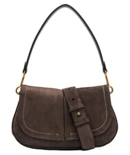 GIANNI CHIARINI HELENA ROUND Geantă de umăr din piele mocha - Genți femei - 1