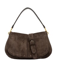 GIANNI CHIARINI HELENA ROUND Geantă de umăr din piele mocha - Genți femei - 1