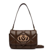 LOVE MOSCHINO EMBOSSED QUILTED Geantă de umăr, cu curea de umăr maro - Genți femei - 1