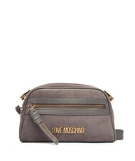 LOVE MOSCHINO SIGNATURE ZIP Geantă de umăr, reglabilă gri/gri - Genți femei - 1