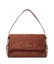 LOVE MOSCHINO SIGNATURE ZIP Geantă de umăr, reglabilă cămilă2 - Genți femei - 1