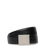 CALVIN KLEIN DRESS PLAQUE Curea de piele - Curele