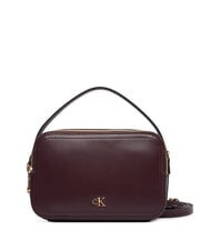 CALVIN KLEIN CK HARDWARE Geantă de m&acirc;nă, cu curea de umăr caramel - Genți femei - 1