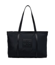CALVIN KLEIN TOTE Geantă de cumpărături din material reciclat pe negru - Genți femei - 1