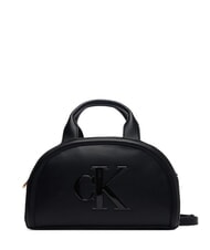 CALVIN KLEIN BOLD CK Geantă de m&acirc;nă, cu curea de umăr pe negru - Genți femei - 1