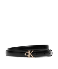 CALVIN KLEIN ROUND CK BUCKLE Curea de piele - Curele