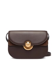 FURLA SFERA Geantă de umăr mini, din piele ciocolată - Genți femei - 1