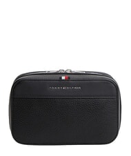 TOMMY HILFIGER TH CENTRAL Trusă de cosmetică zimțată cu logo negru - Truse de toaletă - 1