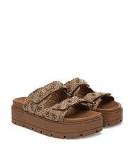 GUESS FAXON2 Sandale cu platformă de 6,5 cm Bej / maro - Pantofi femei - 1