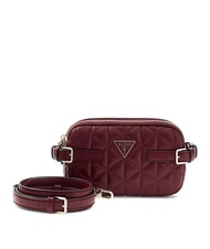 GUESS PAISLEIGH Geantă de umăr mini Bordeaux - Genți femei - 1