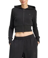 ADIDAS COQ Hanorac cu fermoar complet negru - Hanorace pentru femei - 1
