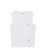 GUESS LOGO Maiou alb purpuriu - Tricou copil - 1
