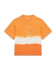 GUESS OVERSIZE Tricouri pentru copii nuanțe de nisip tye dye - Tricou copil - 1