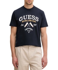 GUESS FLAGS AND CORD Tricou din bumbac smartblue - tricou - 1