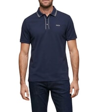 GUESS PAUL PIQUE Tricou polo cu m&acirc;necă scurtă smartblue - maiou Polo - 1