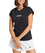 ADIDAS LINEAR Tricou cu m&acirc;necă scurtă, bumbac pur negru - tricou - 1