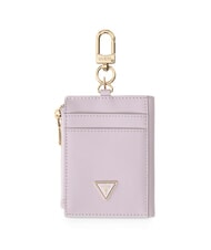 GUESS SAFFIANO Suport pentru carduri cu breloc liliac - Portchei - 1