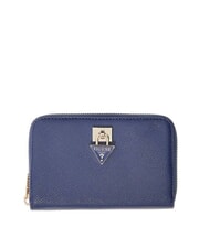 GUESS PATSIE Portofel mediu cu fermoar BLUE - Portofele femei - 1