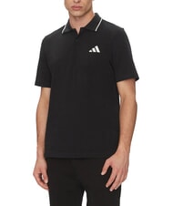 ADIDAS SMALL LOGO Tricou polo cu m&acirc;necă scurtă, bumbac pur - maiou Polo