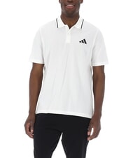 ADIDAS SMALL LOGO Tricou polo cu m&acirc;necă scurtă, bumbac pur alb - maiou Polo - 1