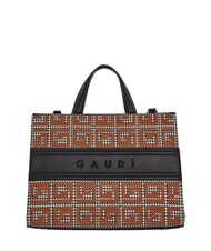 GAUD&Igrave; LUNA Geantă de m&acirc;nă cu curea de umăr BLACK - Genți femei - 1